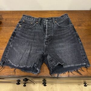Aritzia Denim Forum Yoko Denim Shorts